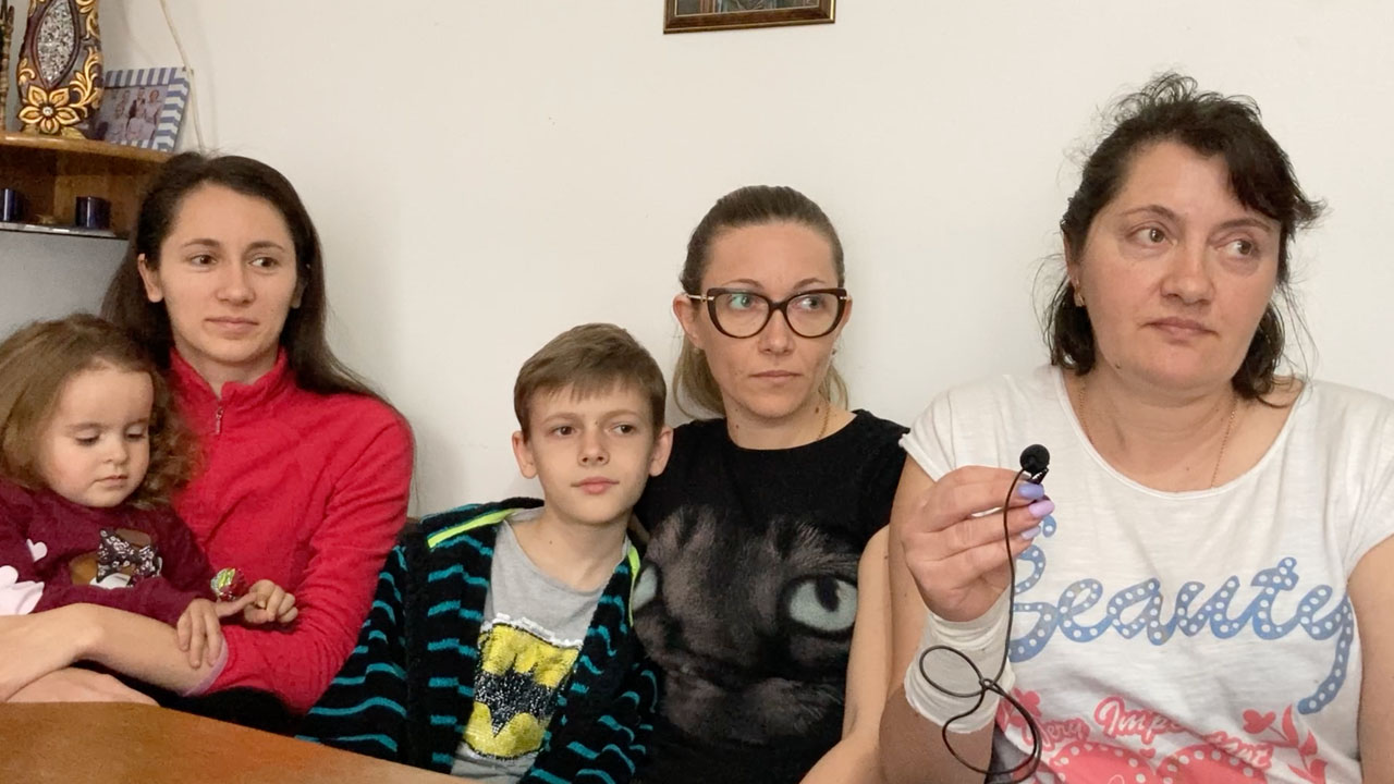 Tatyana speaking about her escape from Ukraine