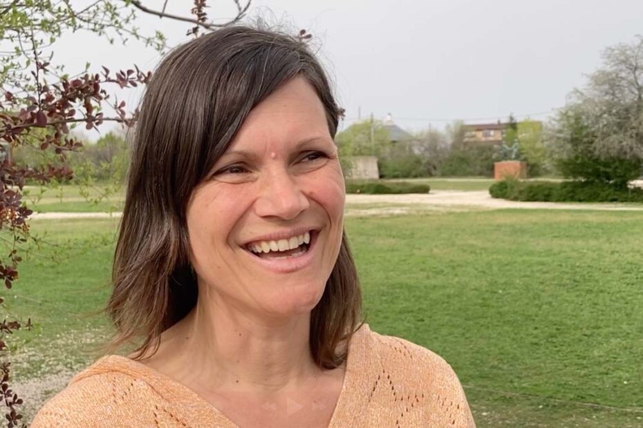 Judit Holp, during interview