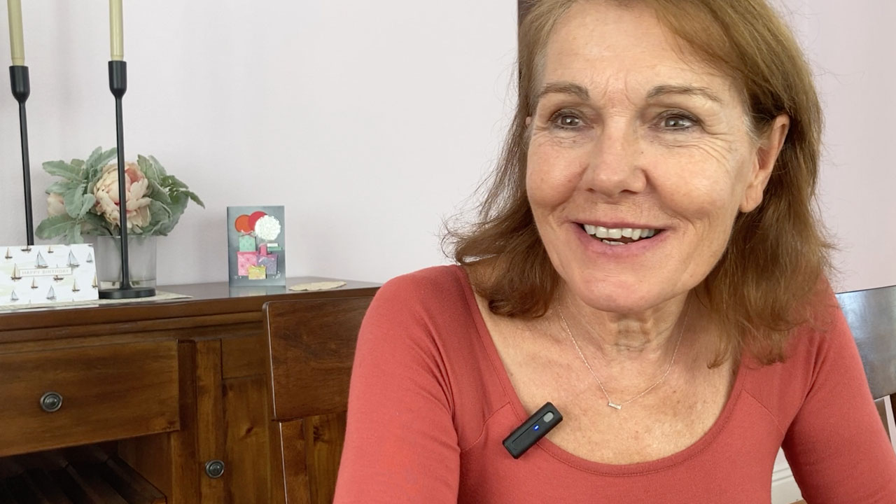 Luci Dirnu during interview